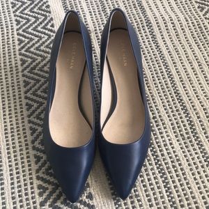 NWOT Cole Haan Navy Blue Heels